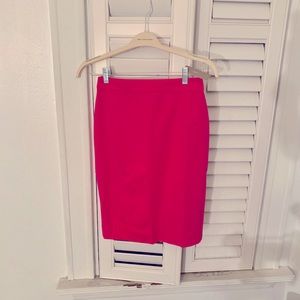 Pink J.Crew Pencil Skirt